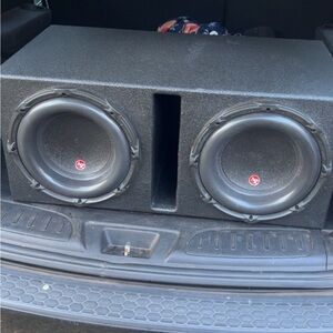 2 New Quad Stack Composite Cone Audiopipe 12” Subwoofers